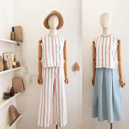 Lila Linen Top