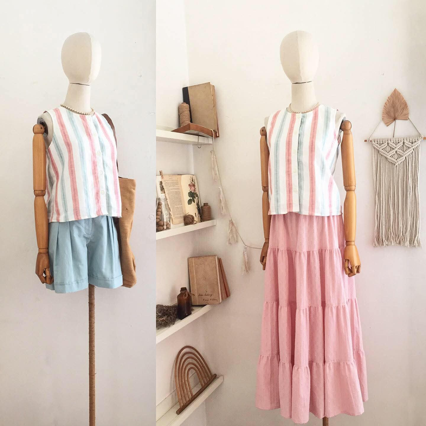Lila Linen Top