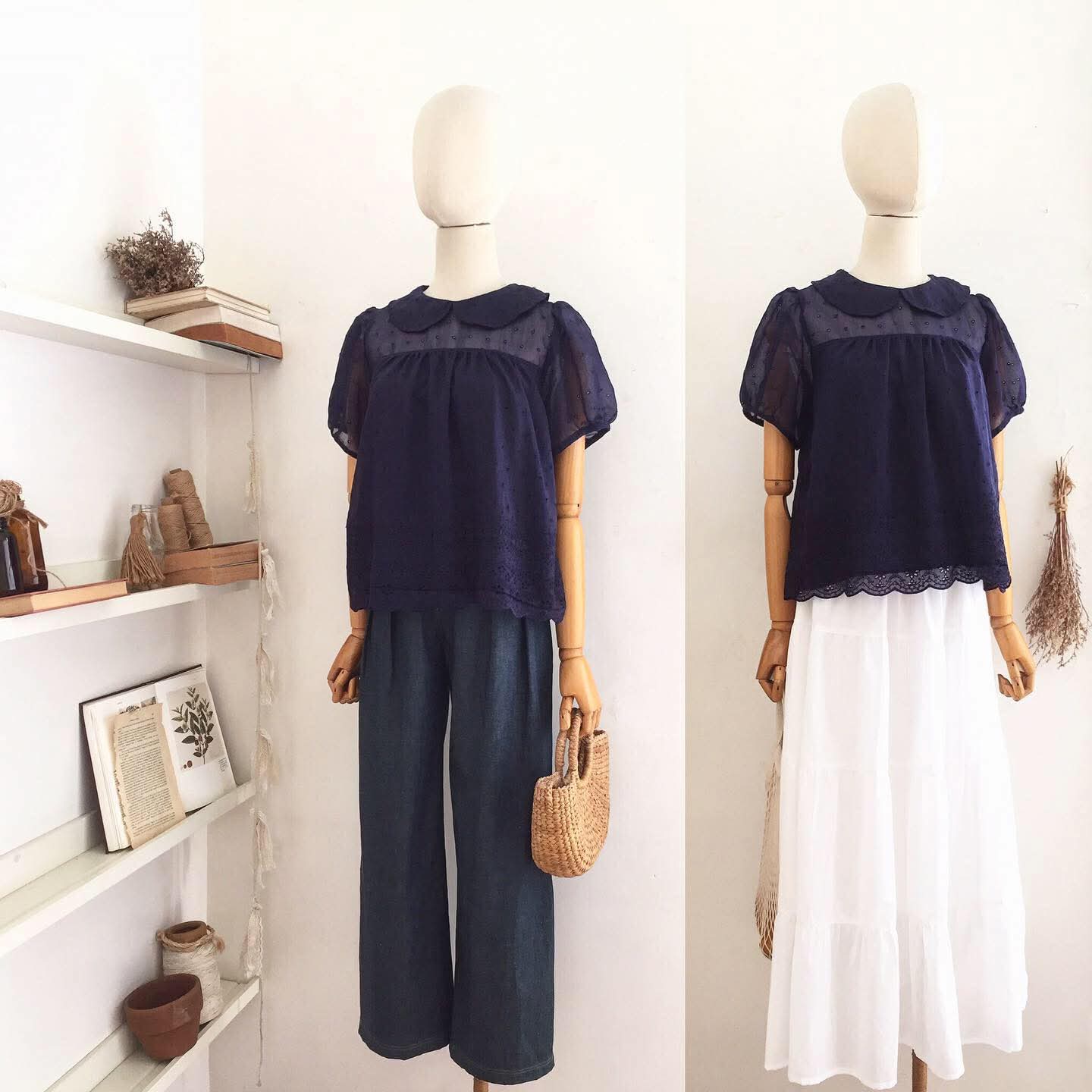 Cadence Broderie Top