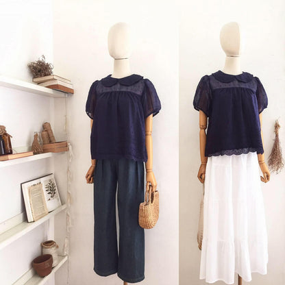 Cadence Broderie Top