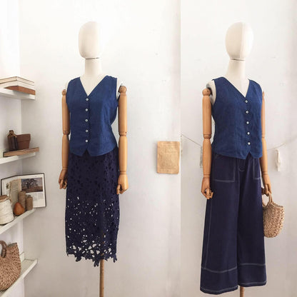 Charlie Linen Top