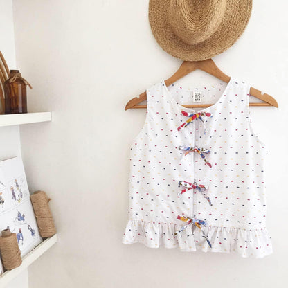 Calista Cotton Dobby Top