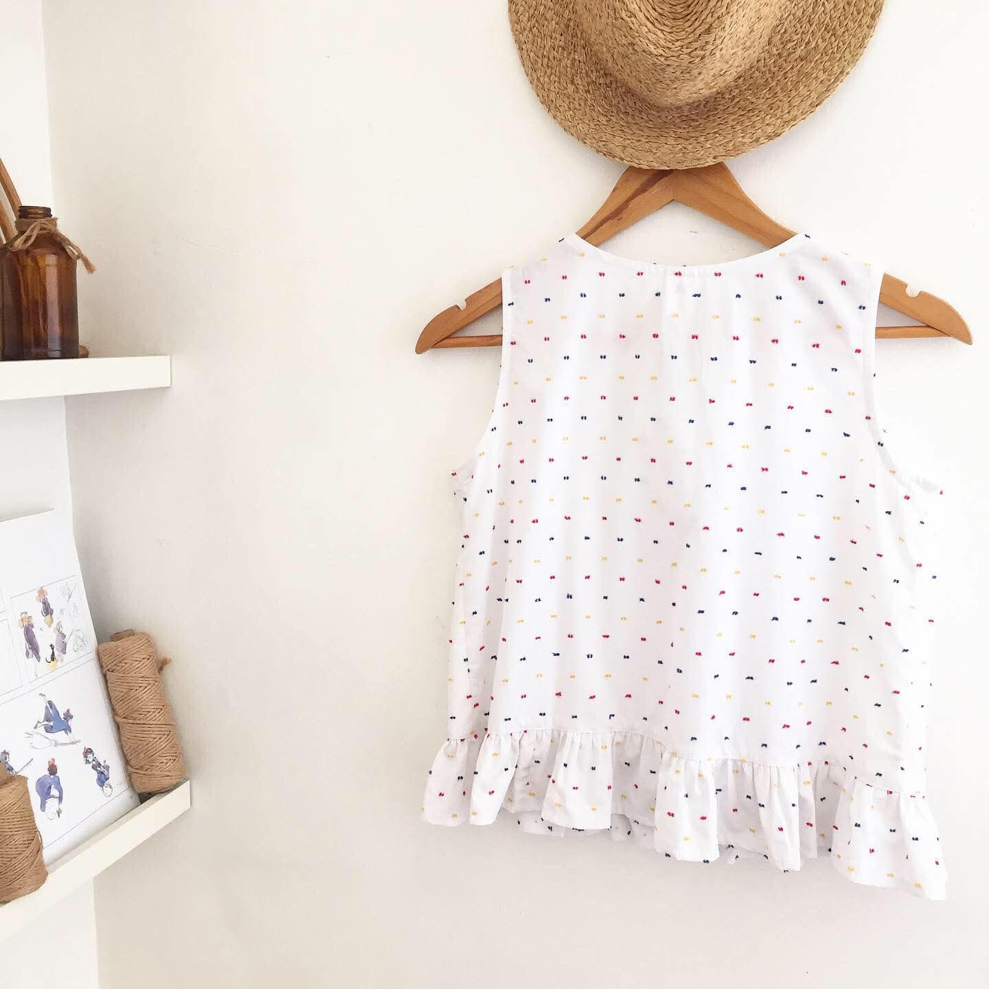 Calista Cotton Dobby Top