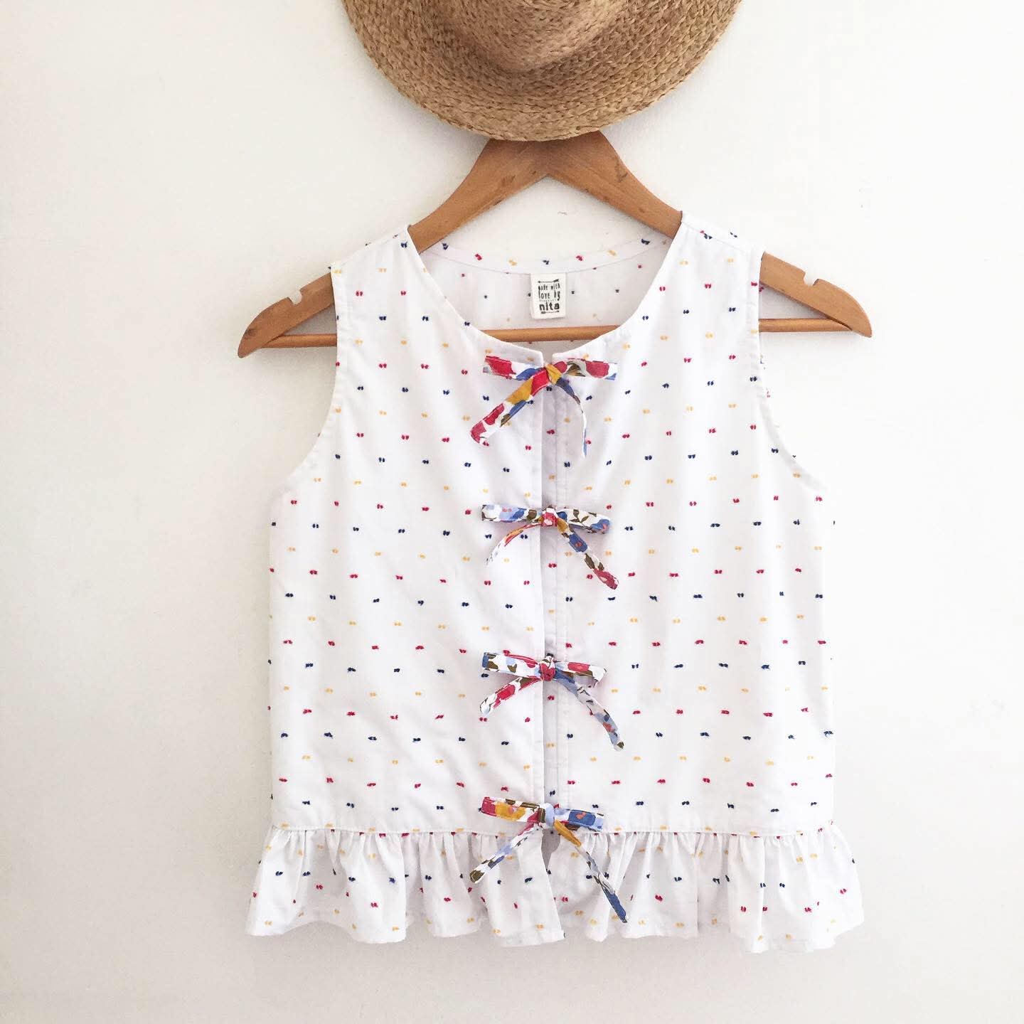 Calista Cotton Dobby Top