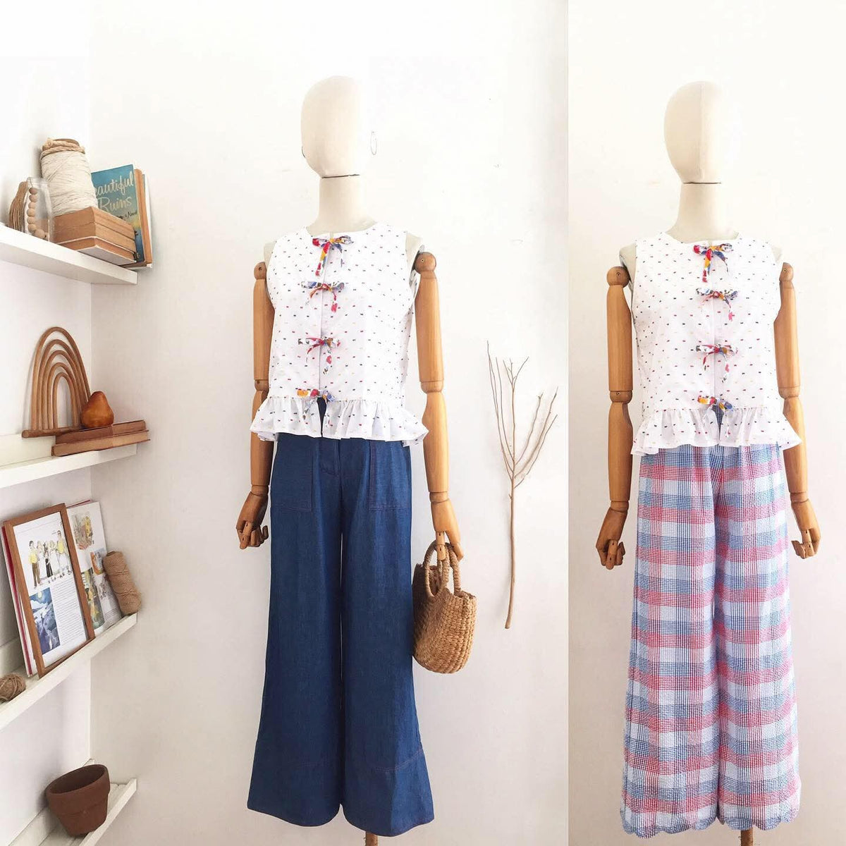 Calista Cotton Dobby Top