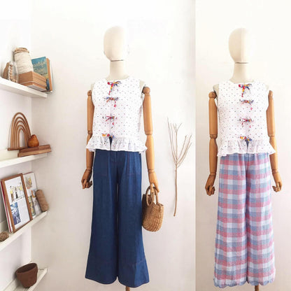 Calista Cotton Dobby Top