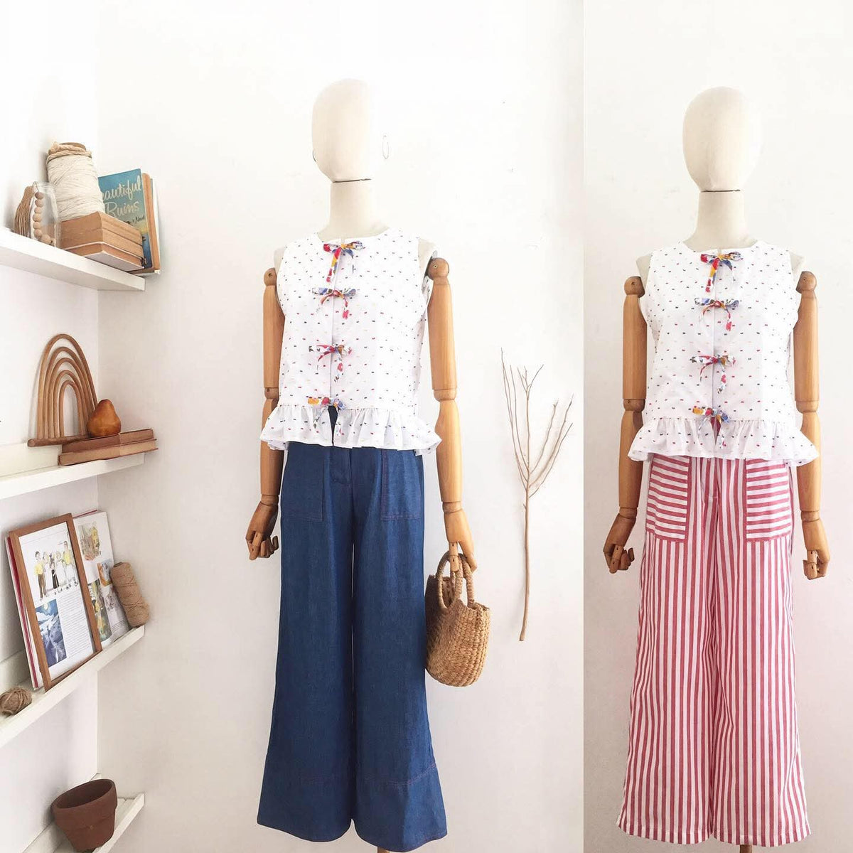 Calista Cotton Dobby Top