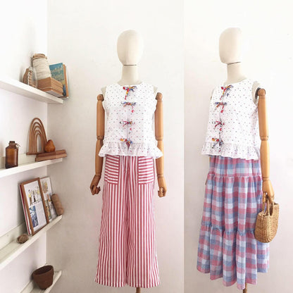 Calista Cotton Dobby Top