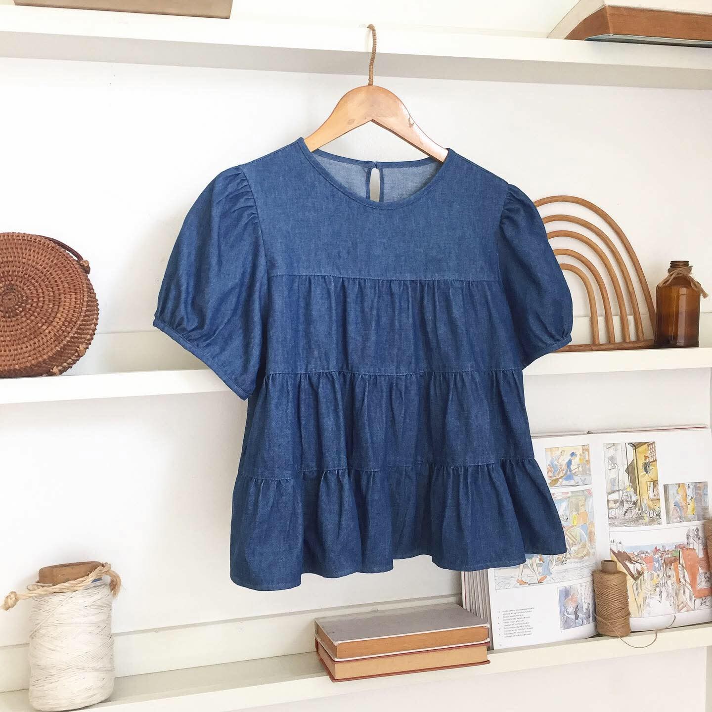Aiden Chambray Top