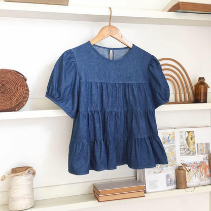 Aiden Chambray Top