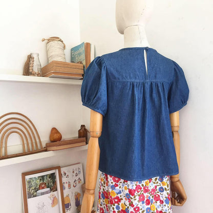 Aiden Chambray Top