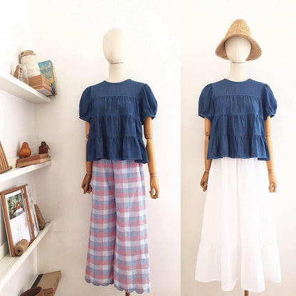 Aiden Chambray Top