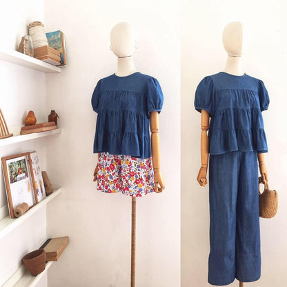 Aiden Chambray Top
