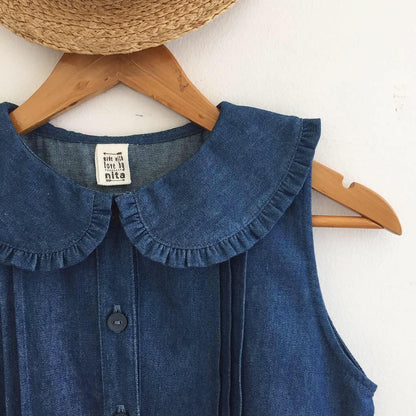 Lilith Chambray Top