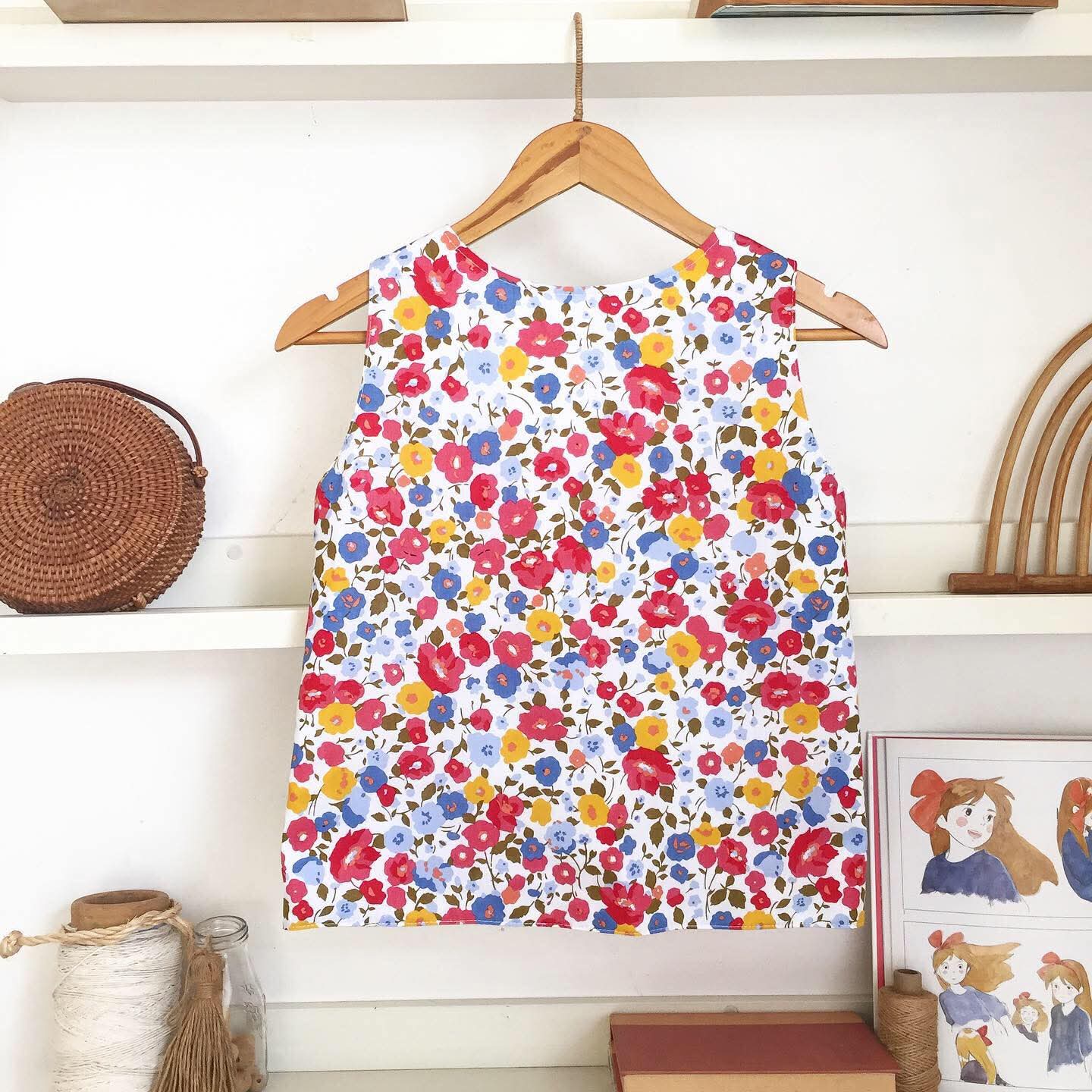 Olivia Cotton + Seersucker Top