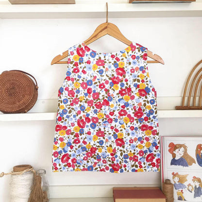 Olivia Cotton + Seersucker Top