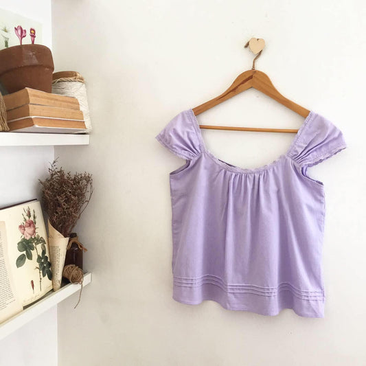 Jane Cotton Linen Top