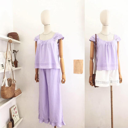 Jane Cotton Linen Top