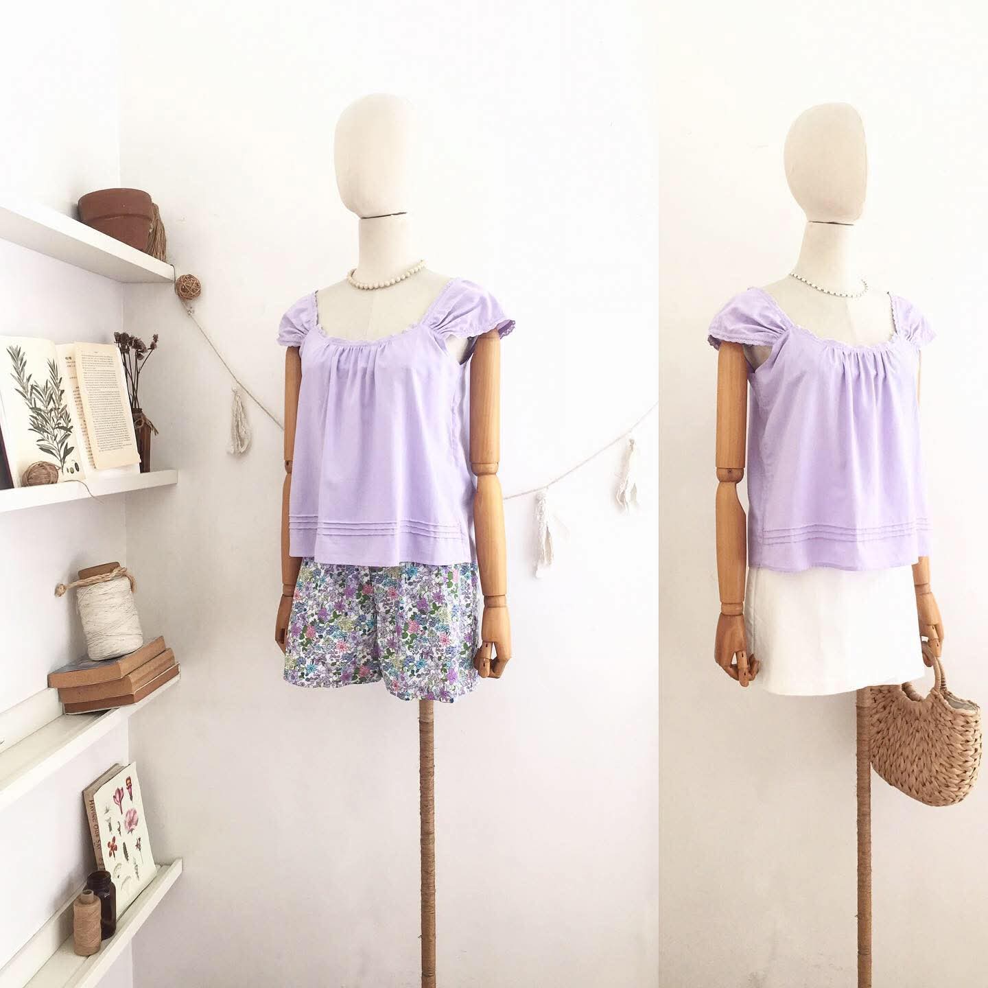 Jane Cotton Linen Top