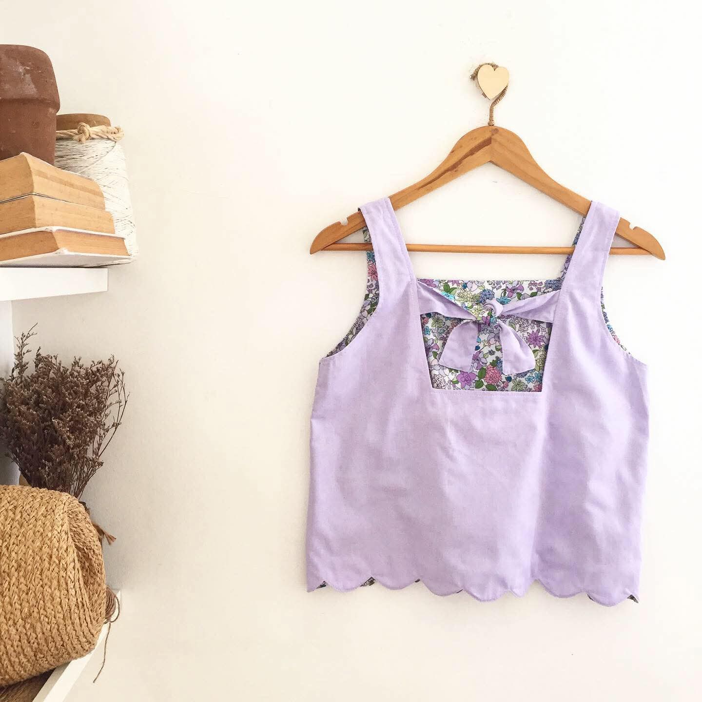 Cora Cotton + Cotton Linen Top