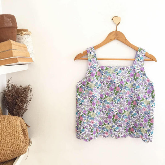 Cora Cotton + Cotton Linen Top