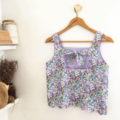Cora Cotton + Cotton Linen Top
