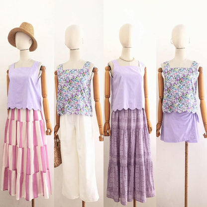 Cora Cotton + Cotton Linen Top