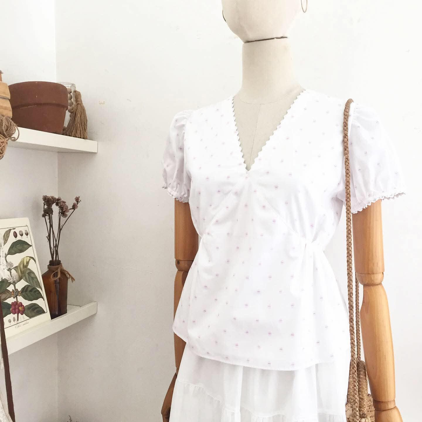 Bree Cotton Dobby Top