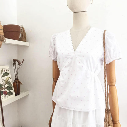 Bree Cotton Dobby Top