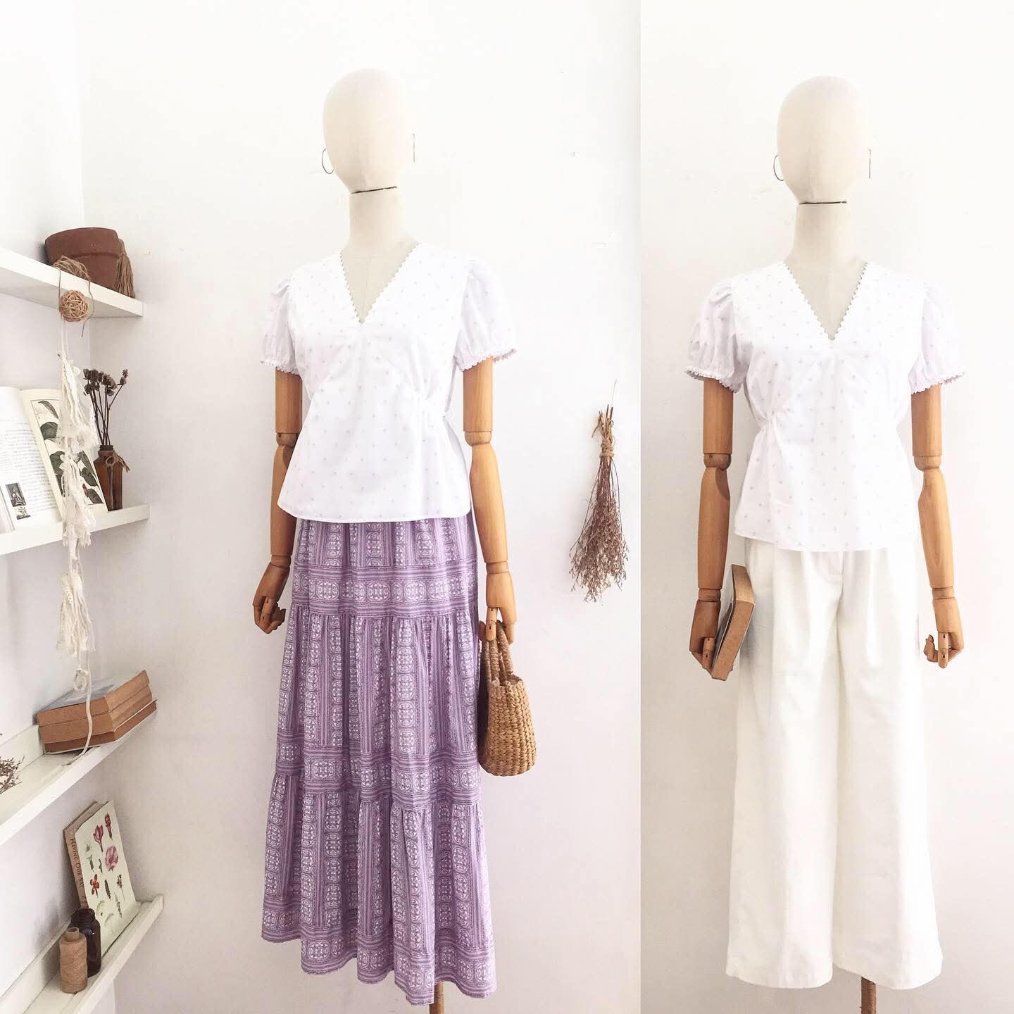 Bree Cotton Dobby Top