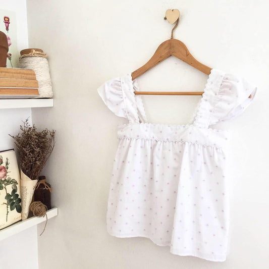 Arabella Cotton Dobby Top