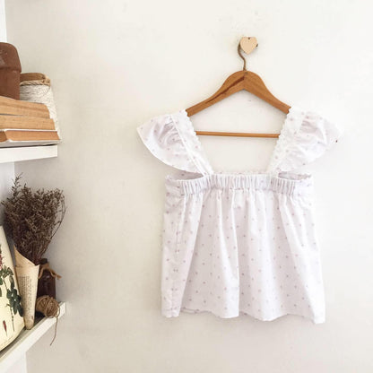 Arabella Cotton Dobby Top