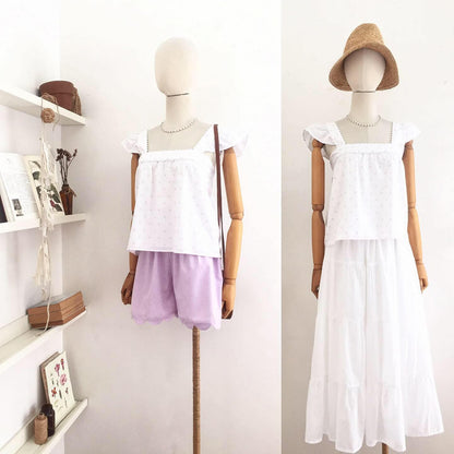 Arabella Cotton Dobby Top
