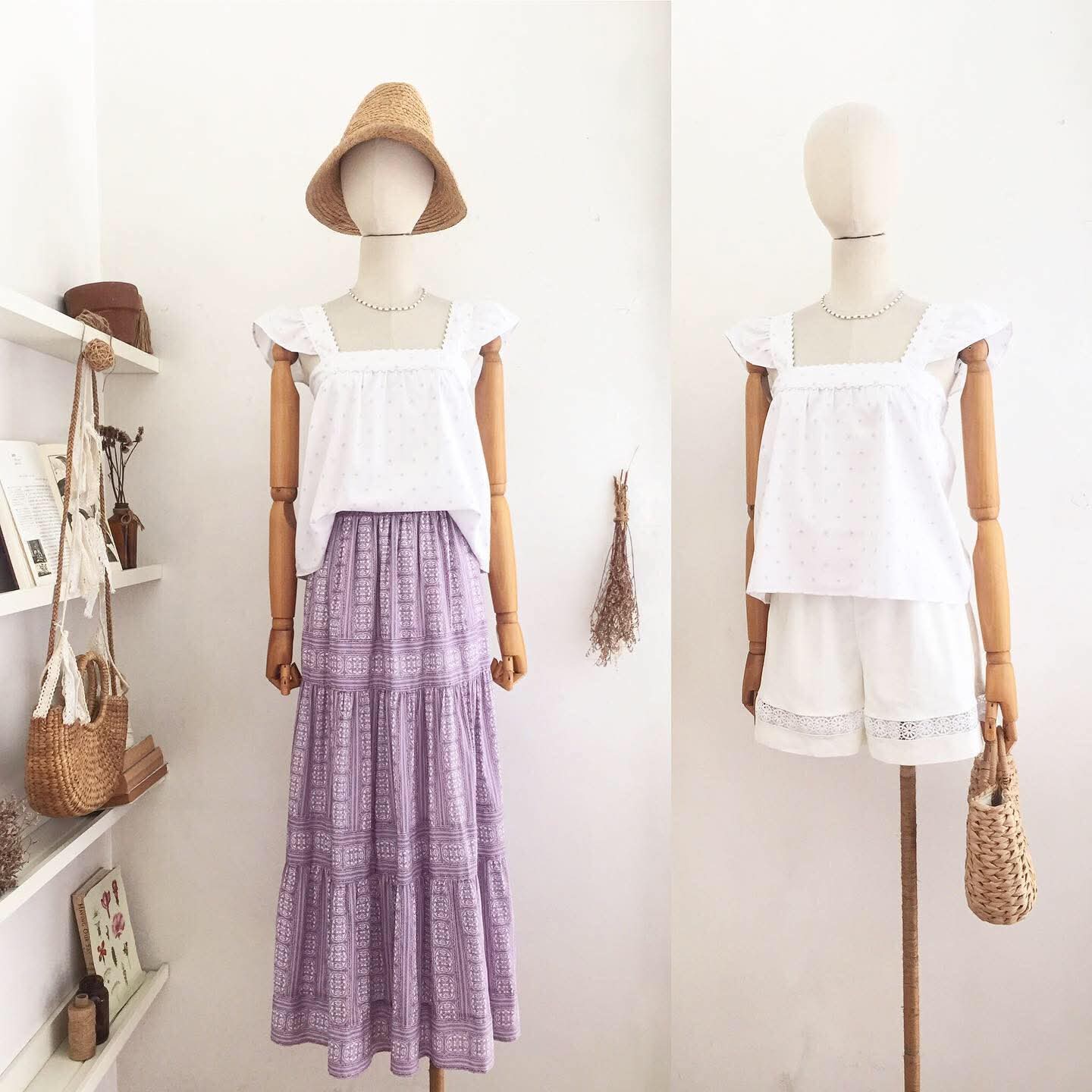 Arabella Cotton Dobby Top