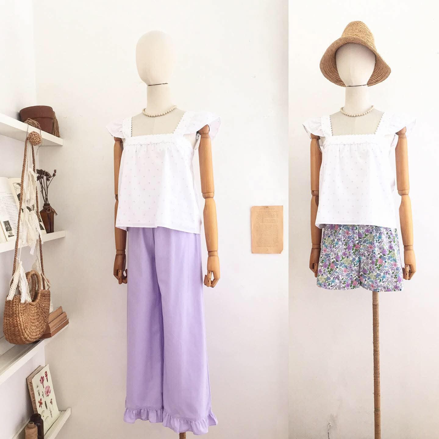 Arabella Cotton Dobby Top