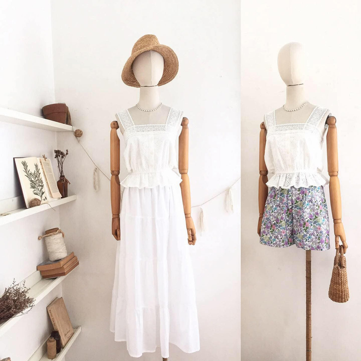 Caitlin Broderie Anglaise Top