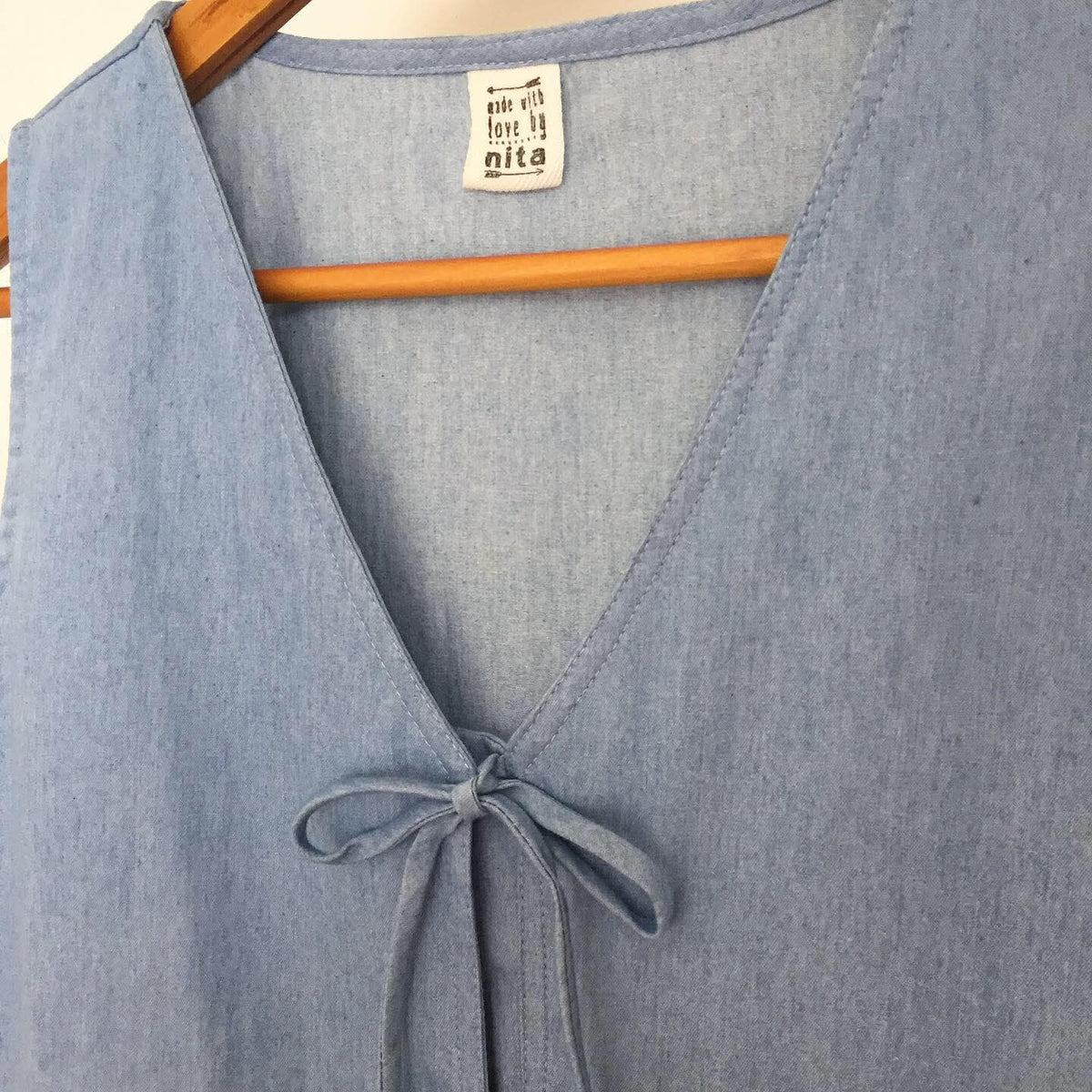 Luna Chambray Top