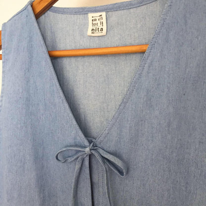 Luna Chambray Top