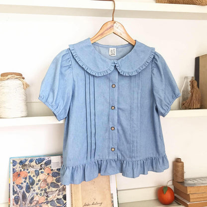 Aurora Chambray Top