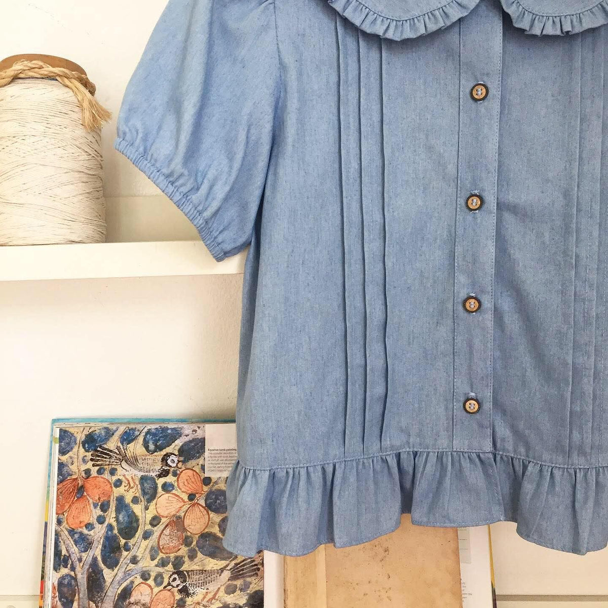 Aurora Chambray Top