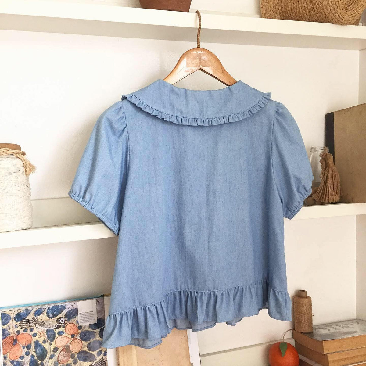 Aurora Chambray Top