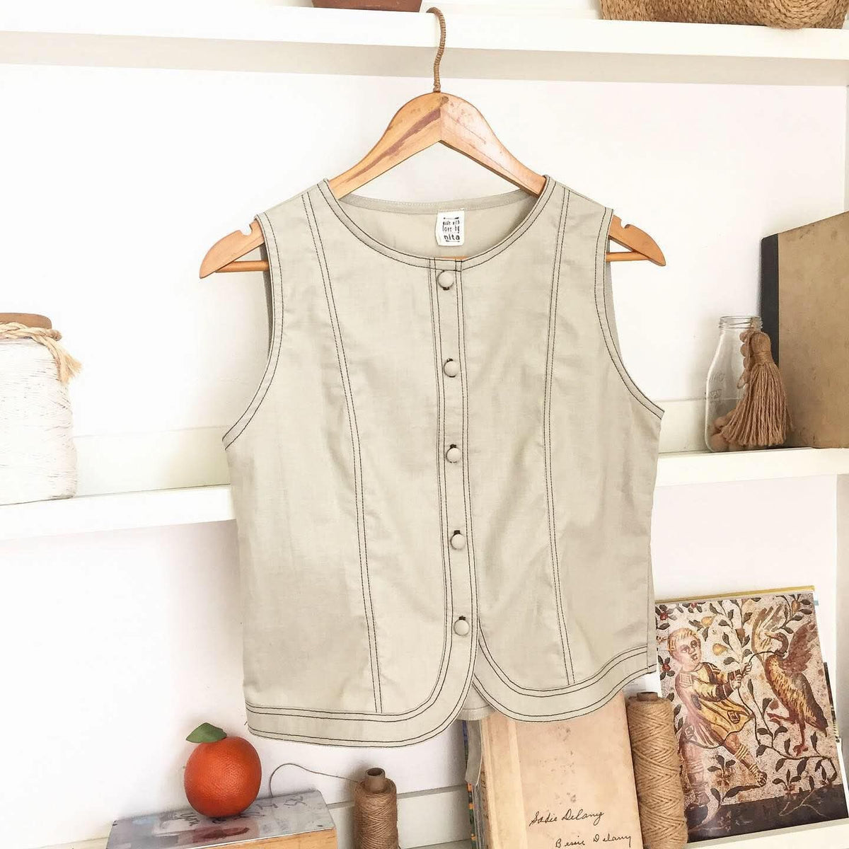 Lucien Linen Top