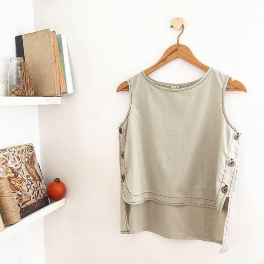Rowan Linen Top