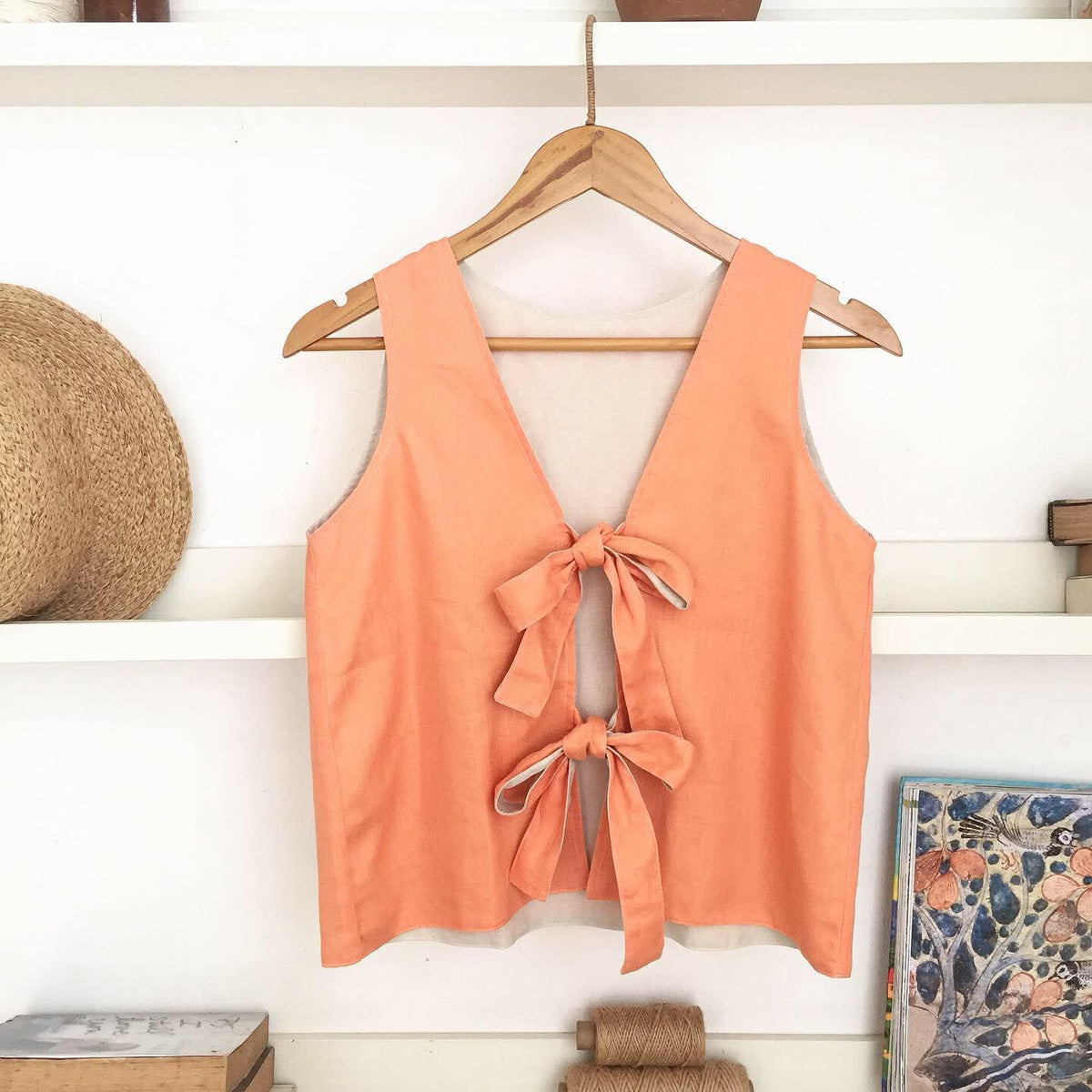 Olivia Linen + Linen Top