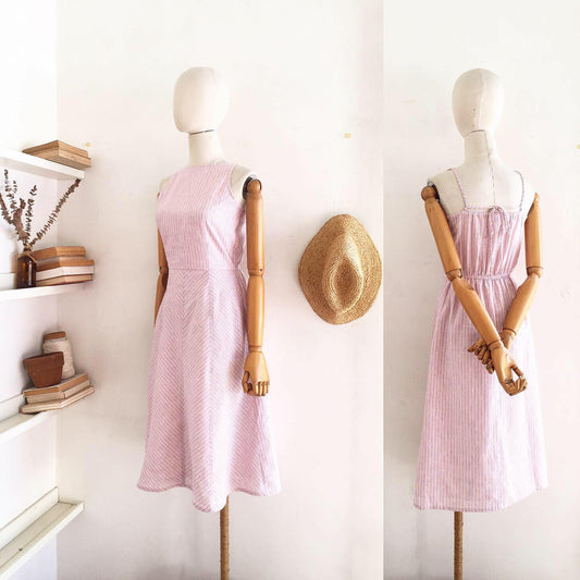 April Linen Dress