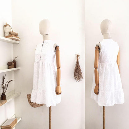 Yara Broderie Dress