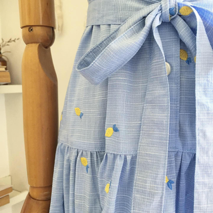 Darlene Broderie Dress