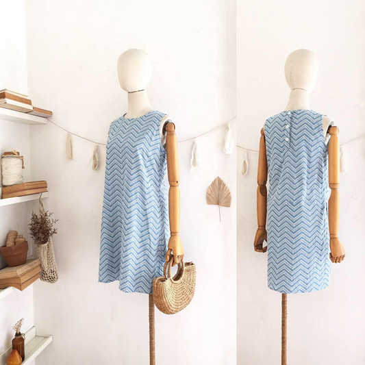 Thora Chambray Anglaise Dress