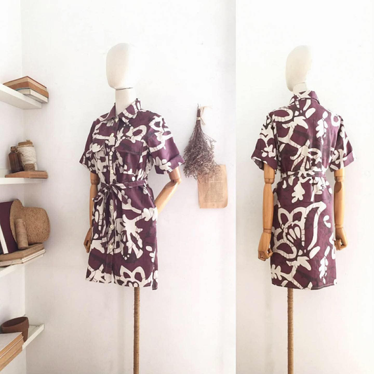 Maria Linen Twill Shirt Dress