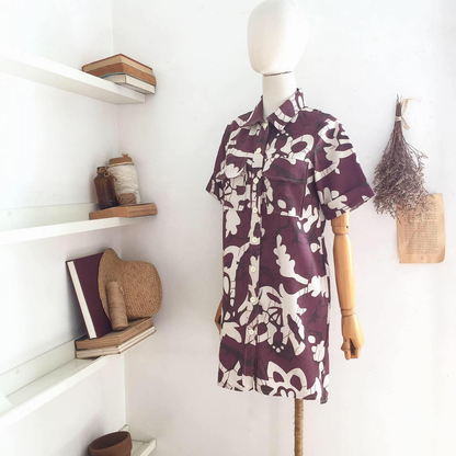 Maria Linen Twill Shirt Dress